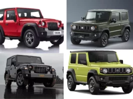 Mahindra Thar vs Maruti Jimny