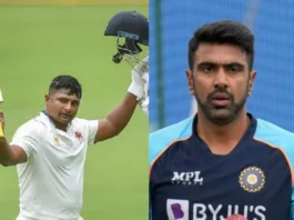 R Ashwin on Sarfaraz Khan