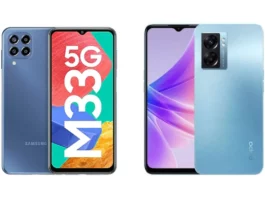 Samsung Galaxy M33 5G vs OPPO K10 5G