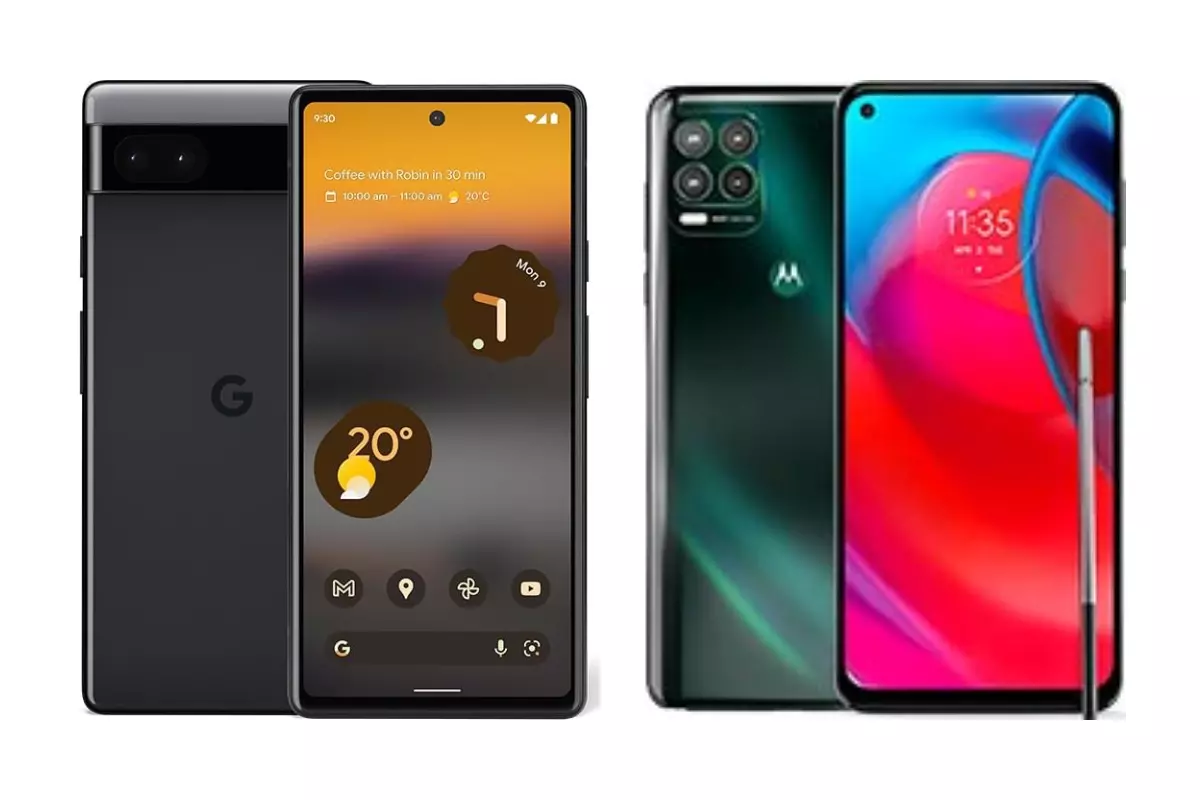 Google Pixel 6A vs Motorola Moto G Stylus 5G