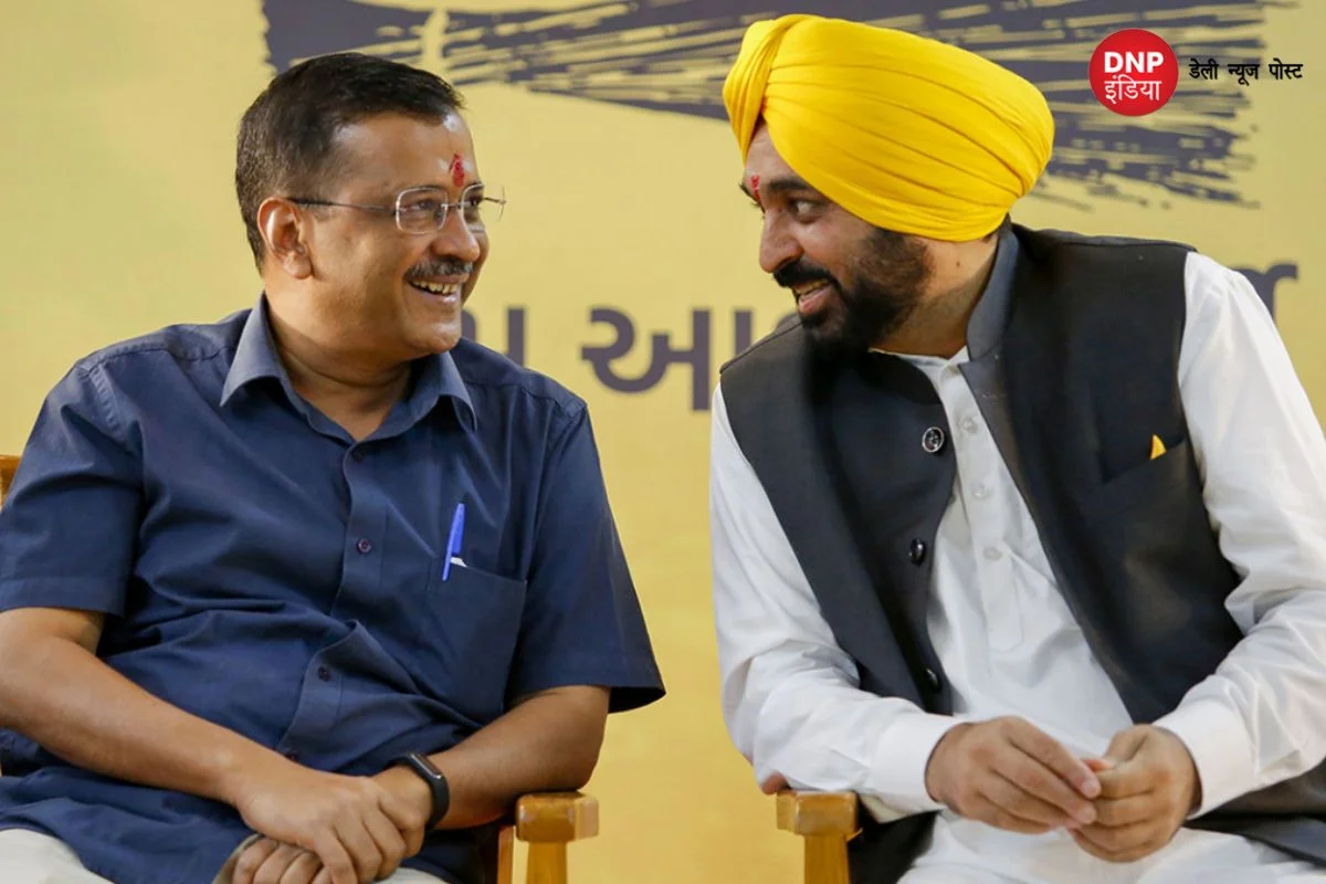 Kejriwal and Mann in Jalandhar