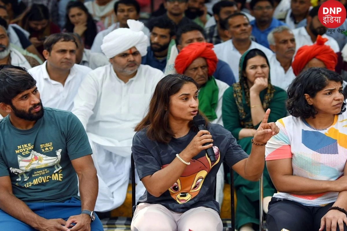 Wrestlers Strike in Jantar Mantar