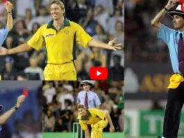 क्रिकेट के इतिहास में Glenn McGrath को पहली बार मिला था रेड कार्ड