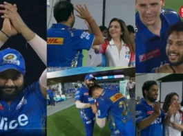 रोहित ने पहले लगाया मैदान का चक्कर फिर मालकिन नीता अंबानी ने आकाश माधवाल को सिर झुकाकर मनाया जीत का जश्न