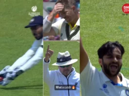 Ind vs Aus WTC Final 2023: श्रीकार भरत में आई धोनी की आत्मा, चीते की रफ्तार से हवा में उड़कर लपका डेविड वॉर्नर का अविश्वसनीय कैच
