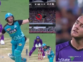 Cricket Viral Video: Brendon McCullum hit an amazing skyscraper six with one hand, Stuart Broad's strange reaction is going viral