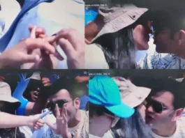 क्रिकेट के मैंदान पर प्रेमी जोड़ी की शादी हुई पक्की, गर्लफ्रेंड ने की 'Kiss' की बौछार