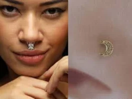 oxidised nose rings