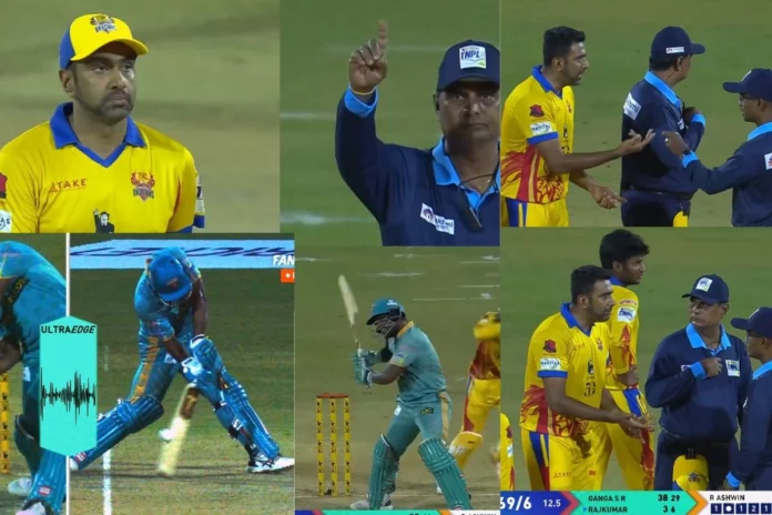 1 ball 2 review, third umpire openly foul after onfield umpire gave out, R Ashwin reprimanded in live match