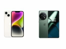 Apple iPhone 14 vs OnePlus 11