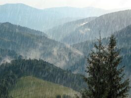 heavy rain