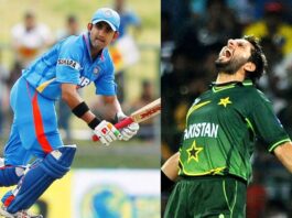Gautam Gambhir vs Shahid-Afridi
