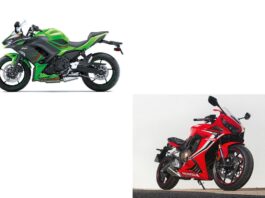 Kawasaki Ninja 650 vs Honda CBR 650R