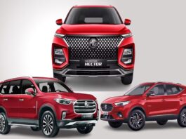 MG Hector and Gloster