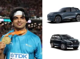 Neeraj Chopra Car Collection