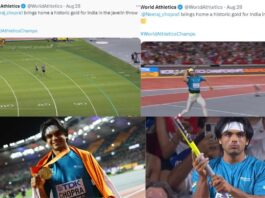 Neeraj Chopra Gold