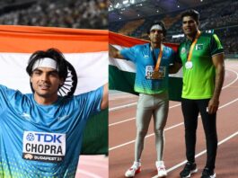 Neeraj Chopra shown respect to Arshad Nadeem
