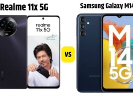Samsung Galaxy M14 vs Realme 11x 5G