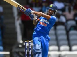 Tilak Varma dismissed on golden duck against Ireland