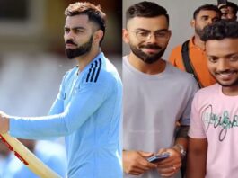 Virat Kohli with a Fan