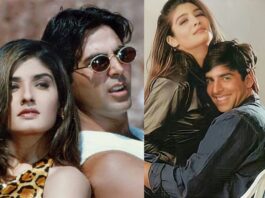 Akshay Kumar and Raveena Tandon