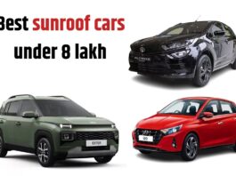 Best sunroof cars under 8 lakh
