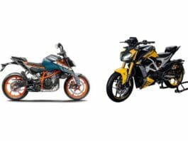 KTM New 390 Duke vs TVS Apache RTR310