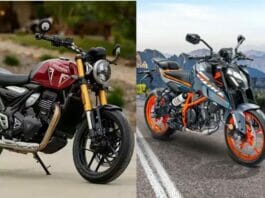 New Ktm 390 duke VS Triumph speed 400