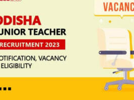 Odisha Teacher Recruitment 2023