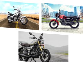 Top Cruiser Bikes Under 1.70 Lakh