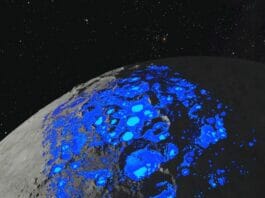 water on moon