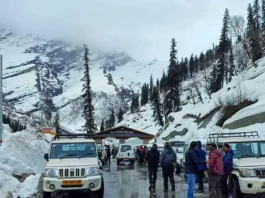 Snowfall in J&K