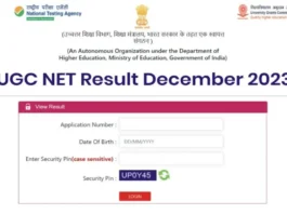 UGC NET Result 2023