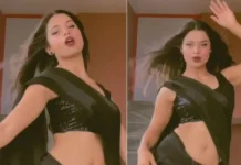 Viral Video: दिलबर-दिलबर करती काली साड़ी वाली लड़की ने ठंड में ला दी गर्मी, डांस वीडियो वायरल girl dance