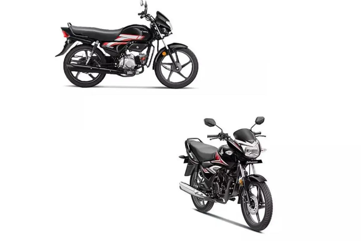 Hero HF Deluxe vs Honda Shine