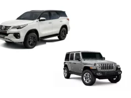 Jeep Wrangler Facelift vs Toyota Fortuner संभावित अंतर