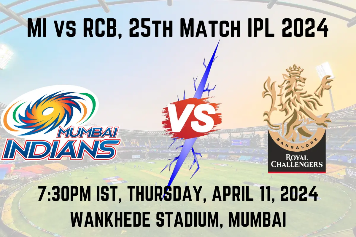 MI vs RCB, IPL 2024