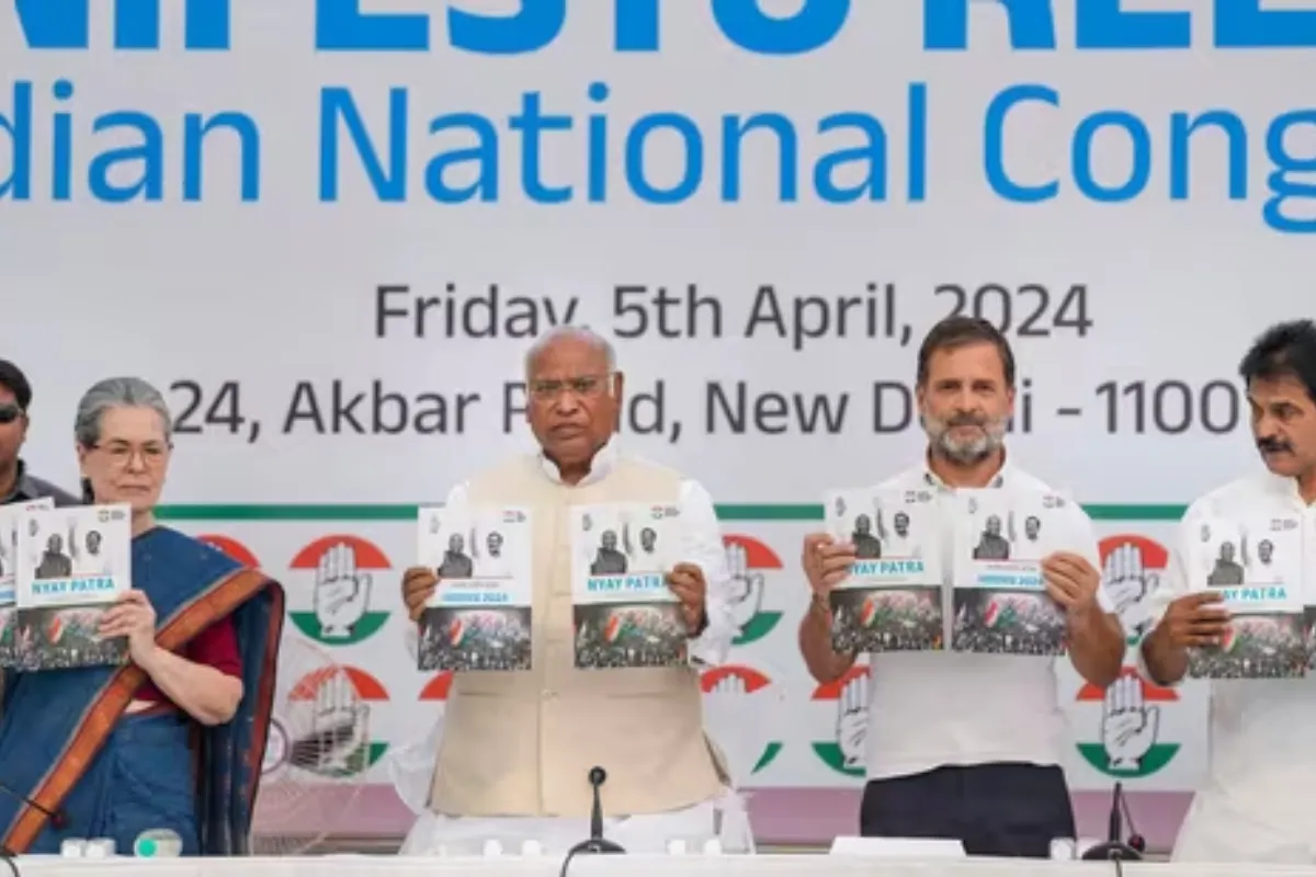 Congress Manifesto Congress released its manifesto for Lok Sabha