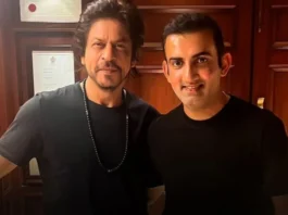 Gautam Gambhir और Shahrukh Khan