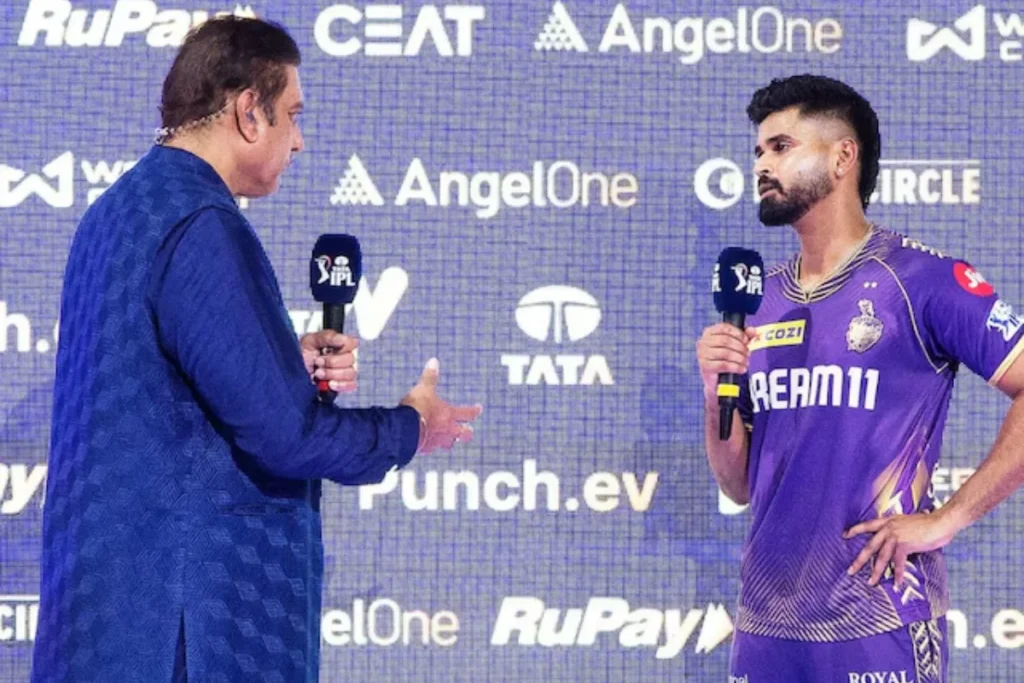 Shreyas Iyer इंटरव्यू के दौरान