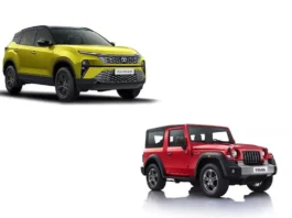 Mahindra Thar vs Tata Harrier