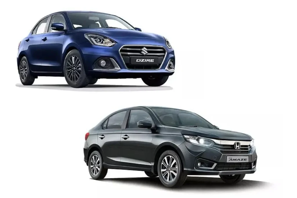 New Maruti Dzire and New Honda Amaze संभावित फोटो