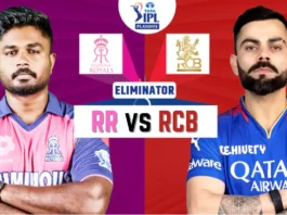 RR vs RCB