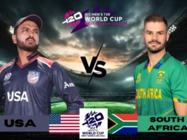 ICC T20 World Cup 2024 USA vs SA