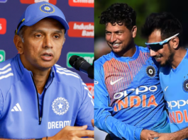 Rahul Dravid ने की Kuldeep औऱ Chahal के प्लेइंग 11 में जुड़ने की चर्चा