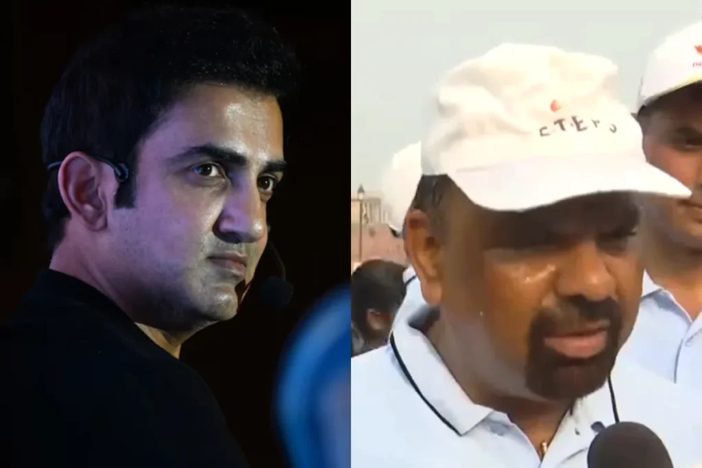 Gautam Gambhir और Sanjay Bhardwaj