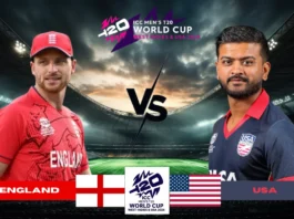 ICC T20 World Cup 2024 USA vs ENG