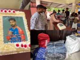 Rishabh Pant's fans distributed school bags and stationery kits to orphanage