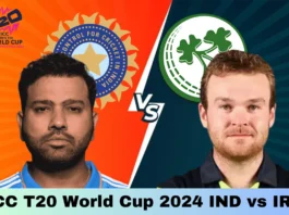 ICC T20 World Cup 2024 IND vs IRE