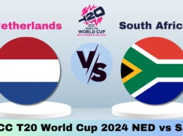 ICC T20 World Cup 2024 NED vs SA